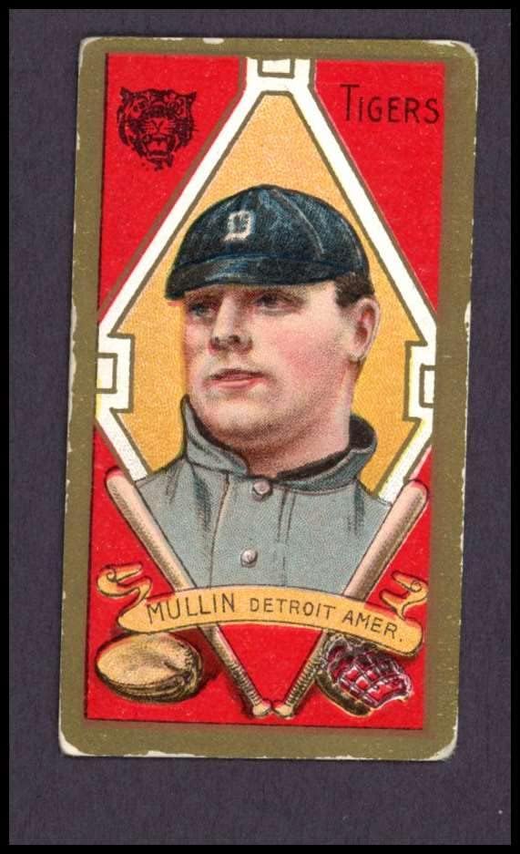 1911 T205 Джордж Mullin Детройт Тайгърс (Бейзболна картичка) ДОБРИ тигри