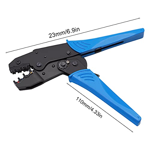 smseace HS-30J Инструмент за кримпване с механизма на палеца, използван за кримпване на 0,5-6мм2 (AWG22-10)