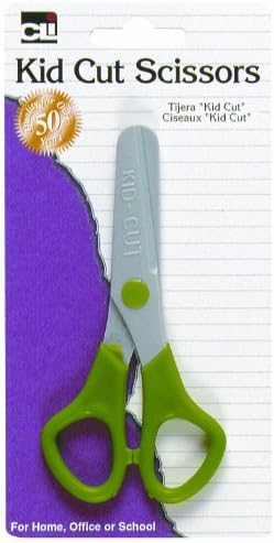 Ножици Charles Leonard Kid Cut, Тъп Връх, Пластмаса, Различни цветове (80500)