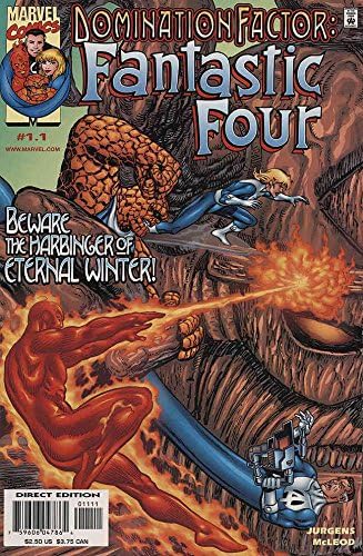 Фактор на господство: Фантастичната четворка № 1 VF / NM; Комиксите на Marvel | Дан Юргенс 1.1