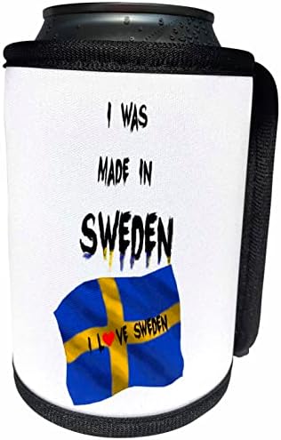 3. Начертайте надписа На знамето, говорящую, че аз съм поставен в Швеция - на Опаковки за бутилки-охладител