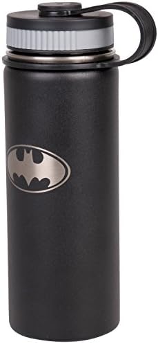 Пътна бутилка за вода Батман от Неръждаема Стомана, Термос с Двойни стени и вакуум изолация ширина 18 грама