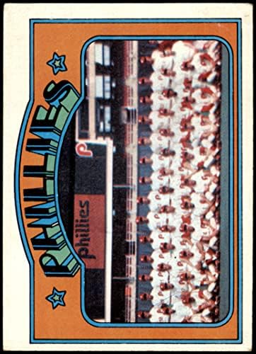 1972 Topps 397 Филис Отбор на Филаделфия Филис (Бейзболна картичка) VG/БИВШ Филис