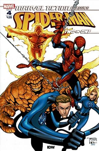 Класически екшън Marvel: спайдърмен две в едно на 4 VF / NM; комикс IDW