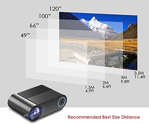 GPPZM Пълен Проектор 3800 Лумена За Домашно Кино, видео проектор Proyector VGA USB AV с Подарък