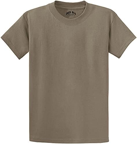 Памучни тениски Joe's USA с къс ръкав 50 цвята и размери от S-6XL