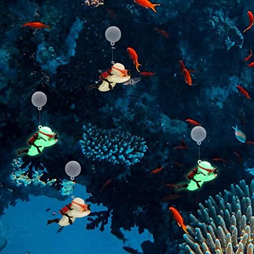 Плаващ Декор за вашия аквариум WishLotus, Декоративни Аксесоари за Аквариум от твърда Смола, Флуоресцентно Скъпа